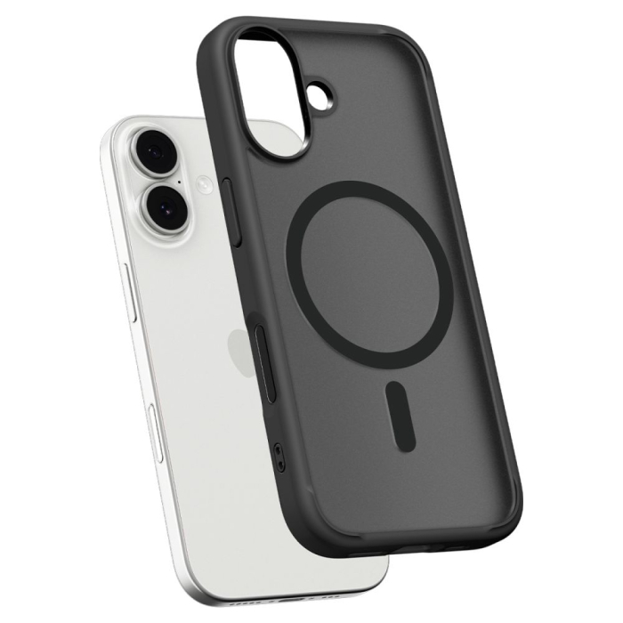 Husa silicon iPhone 17 Spigen - Ultra Hybrid MagSafe  Frost Black [5]