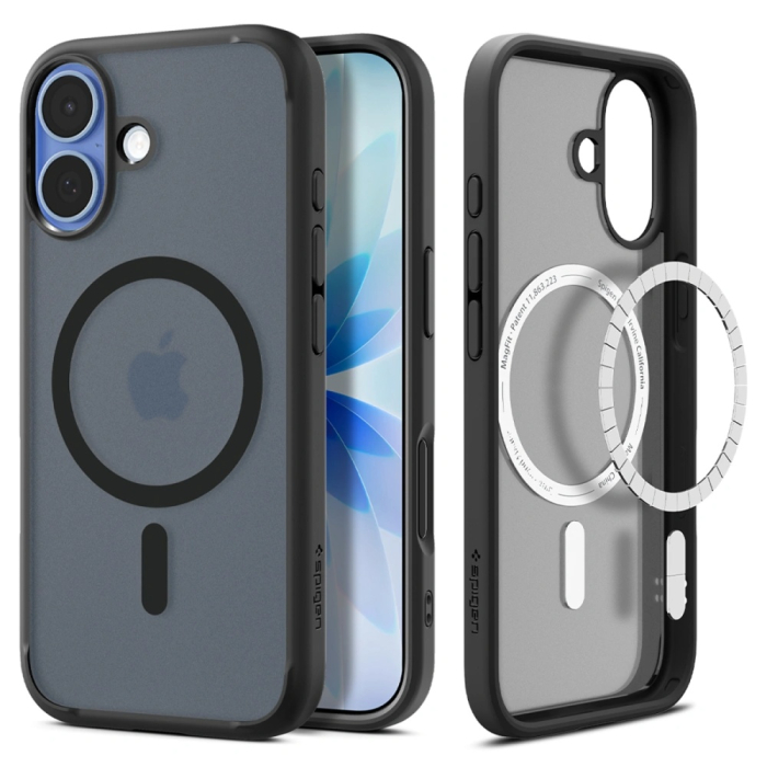 Husa silicon iPhone 17 Spigen - Ultra Hybrid MagSafe  Frost Black [7]