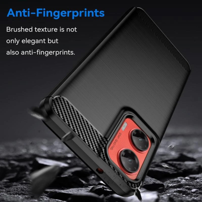 Husa silicon Motorola Moto G06 / Moto G06 Power Techsuit - Carbon Silicone Black [7]