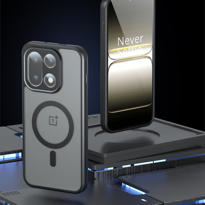 Husa silicon OnePlus 15  Techsuit - PureFrost MagSafe Frosted Black [4]