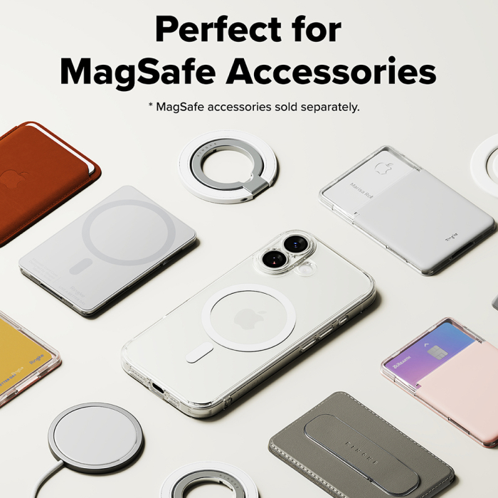 Husa silicon Ringke - Fusion MagSafe - iPhone 17 - Clear [4]