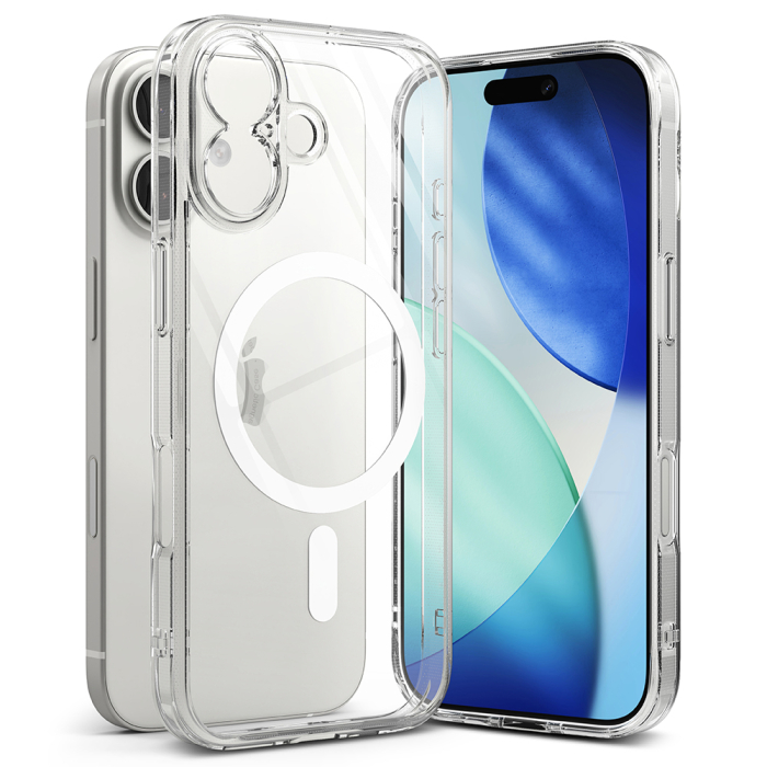 Husa silicon Ringke - Fusion MagSafe - iPhone 17 - Clear [7]