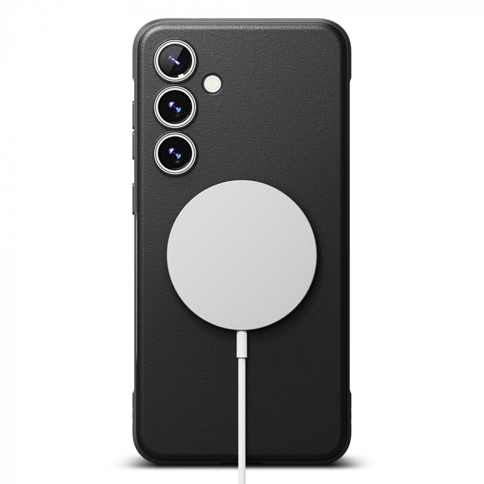 Husa silicon Ringke Onyx Magnetic Magsafe Samsung Galaxy S24 FE black [2]