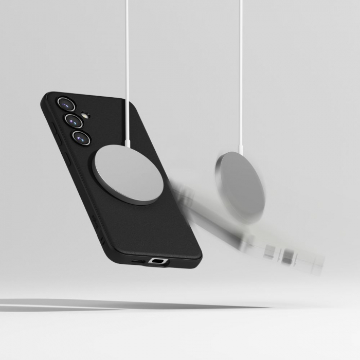 Husa silicon Ringke Onyx Magnetic Magsafe Samsung Galaxy S24 FE black [5]