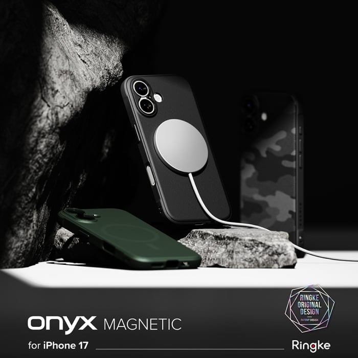 Husa silicon Ringke - Onyx MagSafe - iPhone 17 - Black [6]