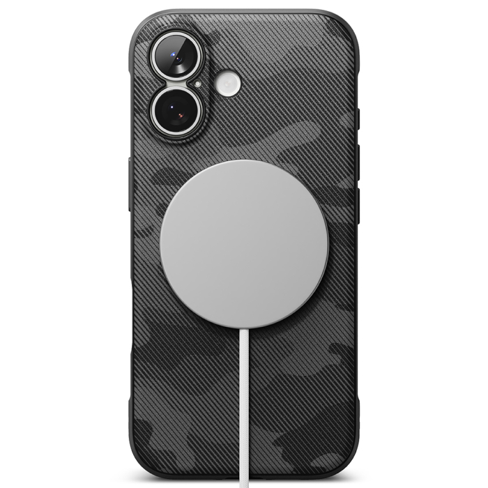 Husa silicon Ringke - Onyx MagSafe - iPhone 17 - Camo Black [1]