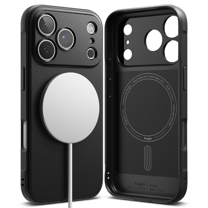 Husa silicon Ringke - Onyx MagSafe - iPhone 17 Pro - Black [3]