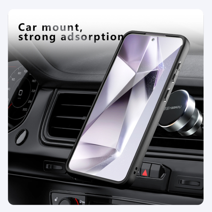 Husa silicon Samsung Galaxy A16 4G / A16 5G Techsuit - PureFrost MagSafe Frosted Black [5]