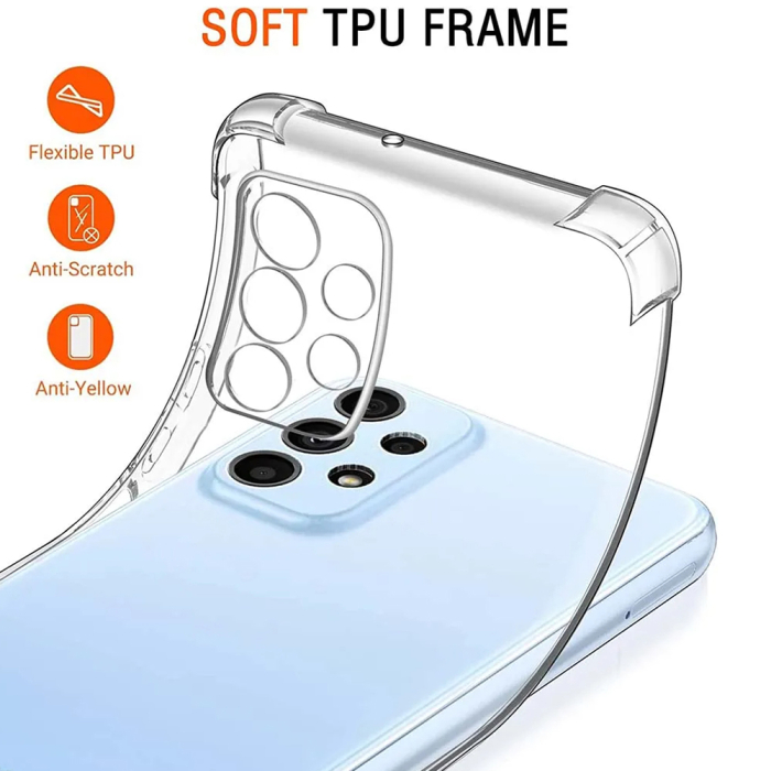 Husa silicon Samsung Galaxy A23 4G / A23 5G Techsuit - Shockproof Clear Silicone Clear [2]