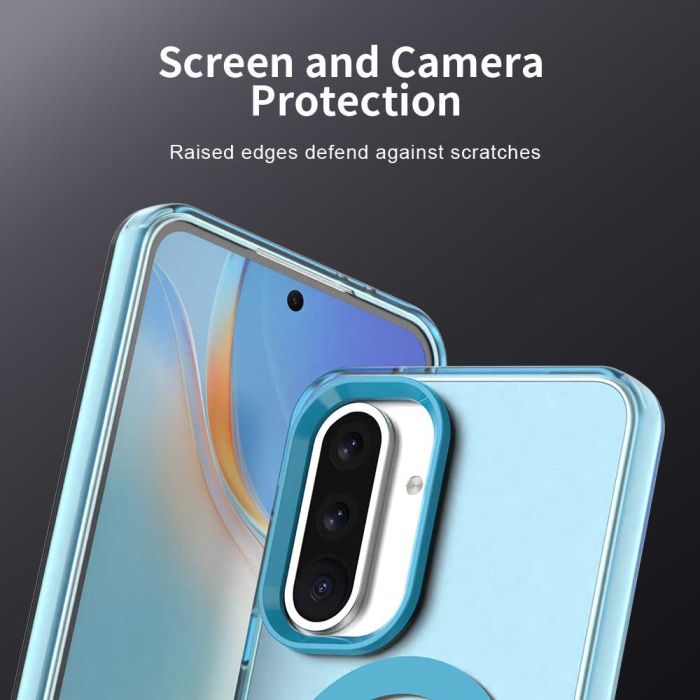 Husa silicon  Samsung Galaxy A56 5G Techsuit - CandyCase MagSafe  Blue [3]