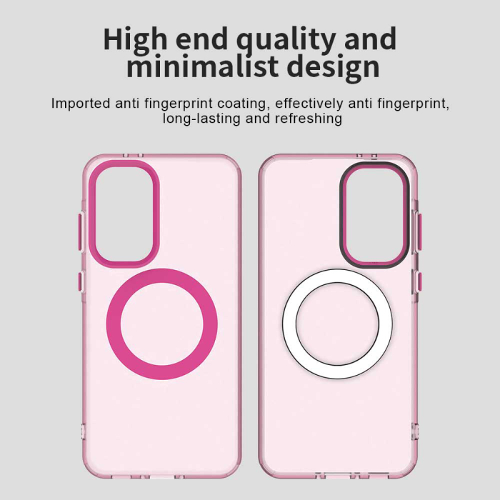 Husa silicon Samsung Galaxy A56 5G Techsuit - CandyCase MagSafe  Pink [4]