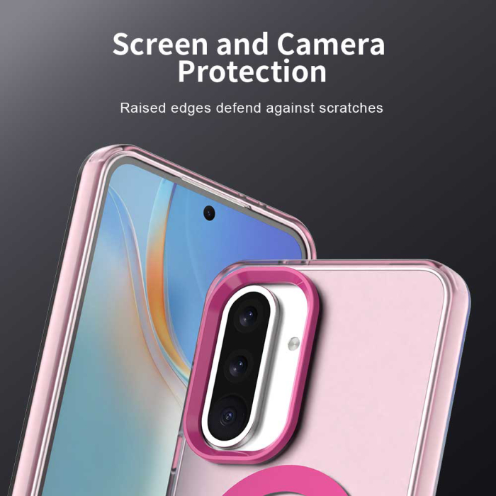 Husa silicon Samsung Galaxy A56 5G Techsuit - CandyCase MagSafe  Pink [5]