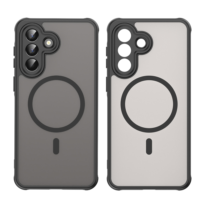 Husa silicon Samsung Galaxy A57 5G Techsuit - HaloFrost II MagSafe Black [2]