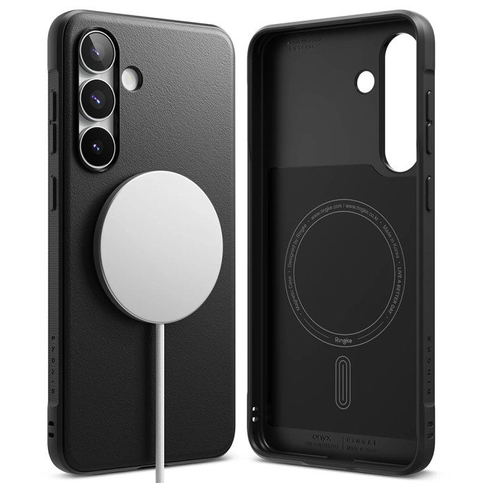 Husa silicon Samsung Galaxy S25 FE Ringke - Onyx MagSafe Black [1]