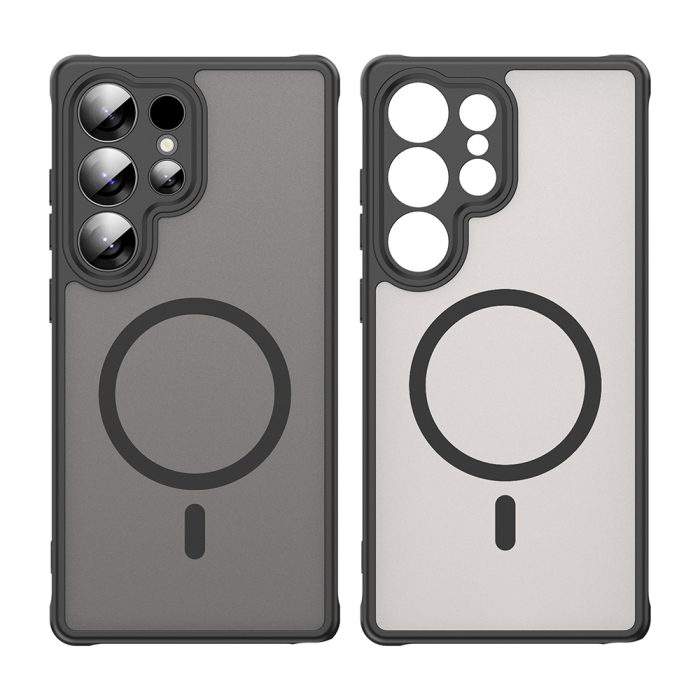 Husa silicon Samsung Galaxy S25 Ultra Techsuit - HaloFrost II MagSafe Black [6]