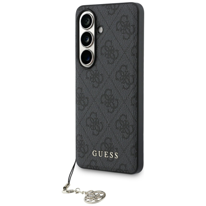 Husa silicon Samsung Galaxy S26 Guess - Hardcase 4G Classic Logo Charm Black [2]