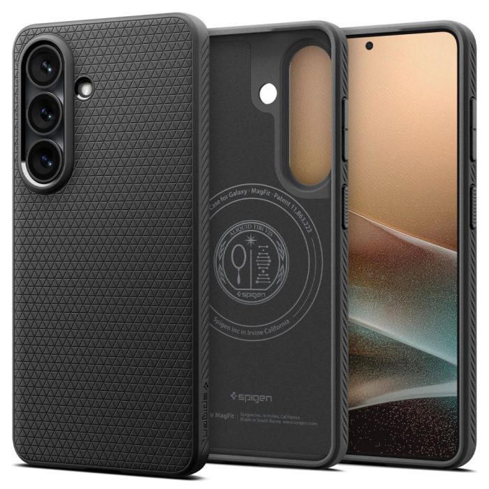 Husa silicon Samsung Galaxy S26 Spigen - Liquid Air MagSafe Matte Black [4]