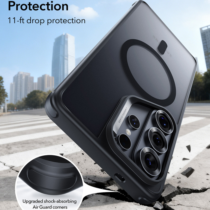 Husa silicon Samsung Galaxy S26 Ultra ESR - Classic Hybrid HaloLock Frosted Black [4]