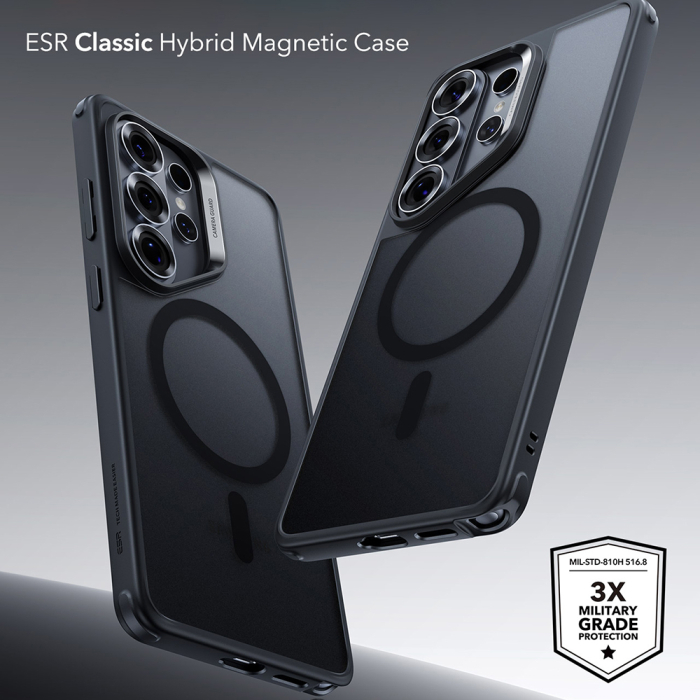 Husa silicon Samsung Galaxy S26 Ultra ESR - Classic Hybrid HaloLock Frosted Black [7]