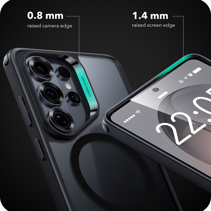 Husa silicon Samsung Galaxy S26 Ultra ESR - Classic Hybrid HaloLock Frosted Black [2]