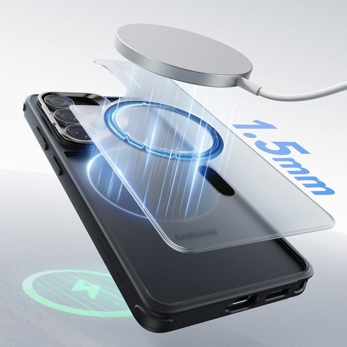 Husa silicon Samsung Galaxy S26 Ultra ESR - Classic Hybrid HaloLock Kickstand Frosted Black [6]