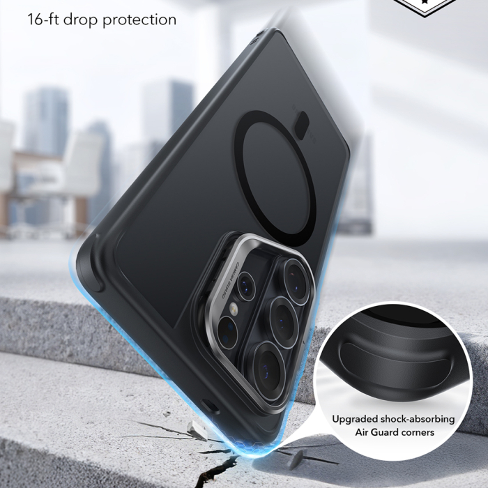 Husa silicon Samsung Galaxy S26 Ultra ESR - Classic Hybrid HaloLock Kickstand Frosted Black [2]