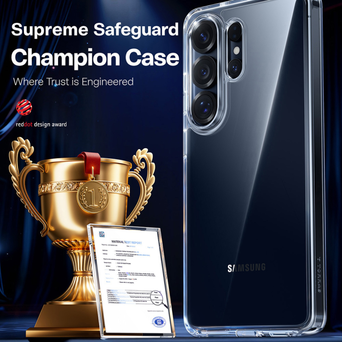 Husa silicon Samsung Galaxy S26 Ultra  Torras - Guardian Series Clear [2]