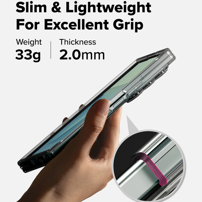 Husa silicon Samsung Galaxy Z Fold7 Ringke - Fusion Clear [3]