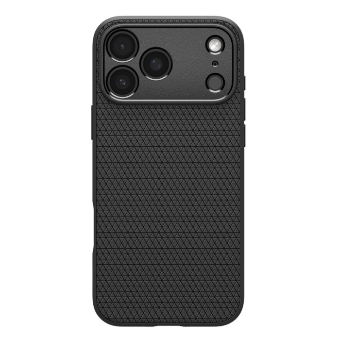 Husa silicon Spigen - Liquid Air - iPhone 17 Pro - Matte Black [5]