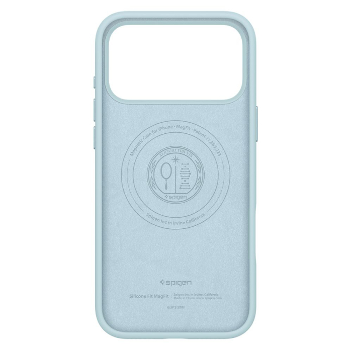 Husa silicon Spigen - Silicone Fit MagSafe (ACS10338) - iPhone 17 Pro - Mute Blue [6]
