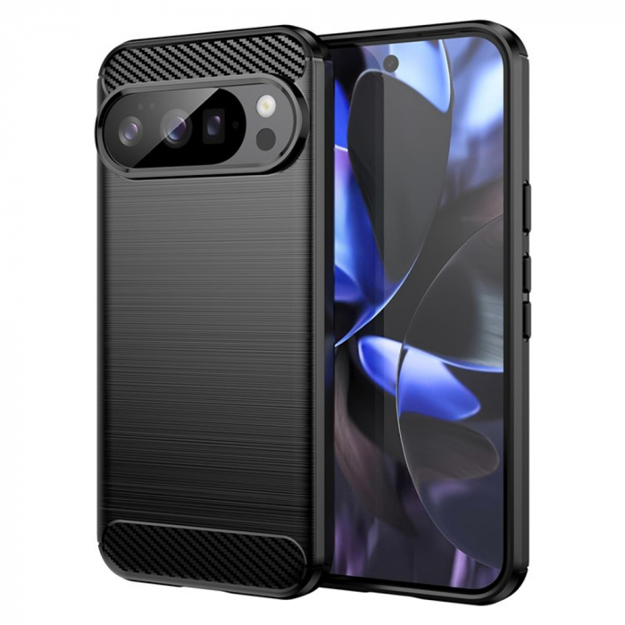 Husa silicon Techsuit - Carbon Silicone - Google Pixel 10 / 10 Pro - Black [3]