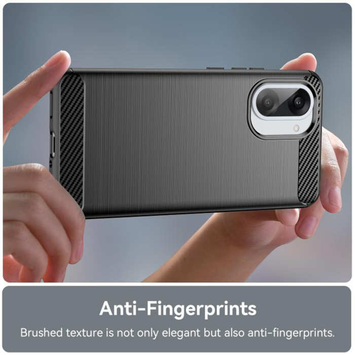 Husa silicon Techsuit - Carbon Silicone - OnePlus Nord CE5 - Black [3]