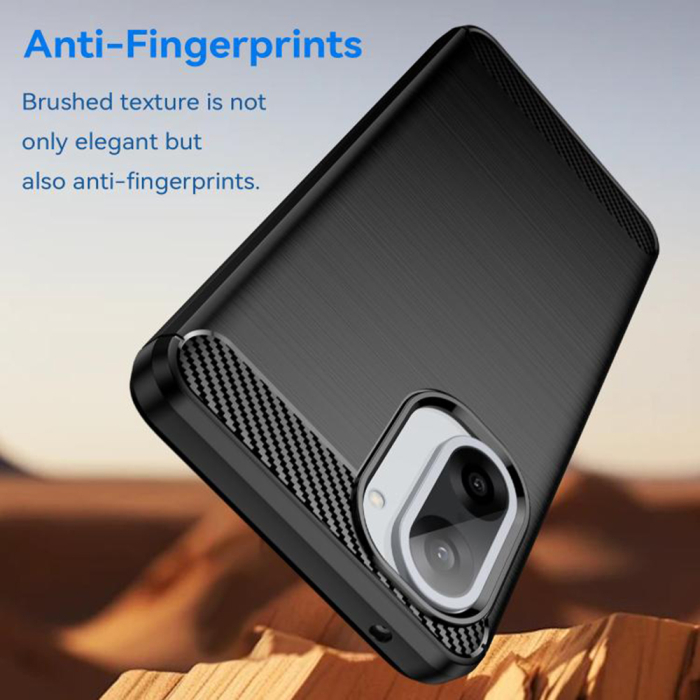 Husa silicon Techsuit - Carbon Silicone - OnePlus Nord CE5 - Black [4]