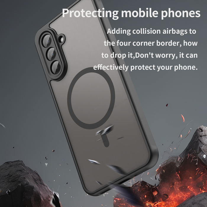 Husa silicon Techsuit - HaloFrost II MagSafe - Samsung Galaxy A17 5G / A17 4G - Black [2]