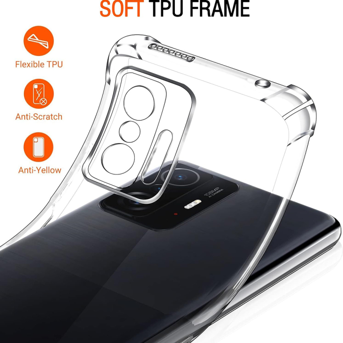 Husa silicon Xiaomi 11T / 11T Pro Techsuit - Shockproof Clear Silicone Clear [2]