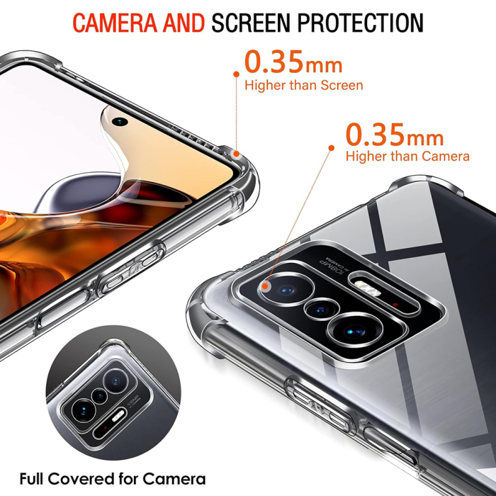 Husa silicon Xiaomi 11T / 11T Pro Techsuit - Shockproof Clear Silicone Clear [5]
