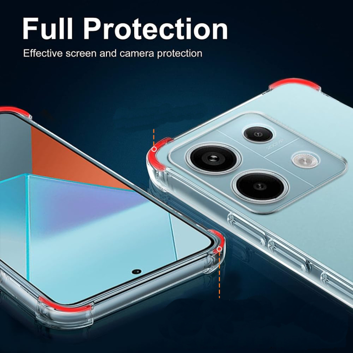 Husa silicon Xiaomi Redmi Note 13 Pro 5G / Poco X6 Techsuit - Shockproof Clear Silicone Clear [2]