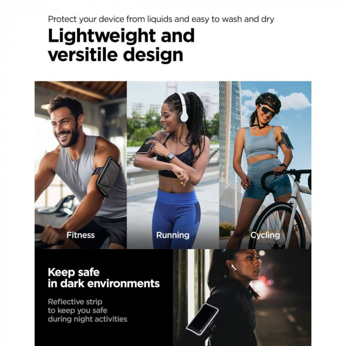 Husa Spigen A703 Dynamic Shield Armband [8]