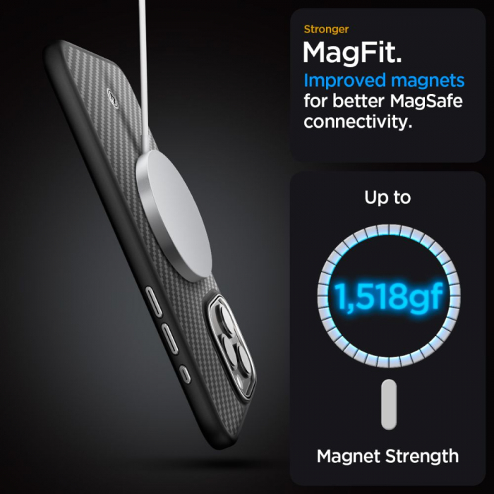 Husa Spigen Enzo Aramid Iphone 15 Pro Max magsafe [11]