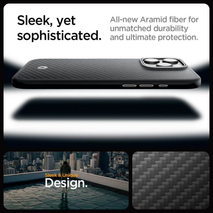 Husa Spigen Enzo Aramid Iphone 16 Pro Max magsafe [11]