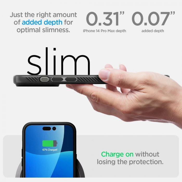 Husa Spigen Liquid Air IPhone 14 Pro Max [3]