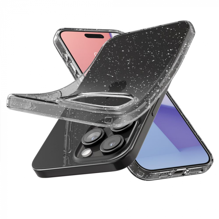 Husa Spigen Liquid Crystal IPhone 15 Pro glitter [6]