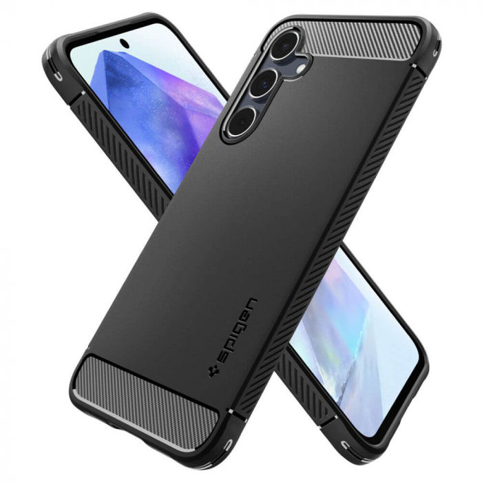 Husa Spigen Rugged Samsung Galaxy A55 5G negru [4]