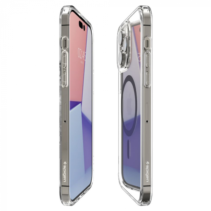 Husa Spigen Ultra Hybrid IPhone 14 Pro Magsafe gri [7]