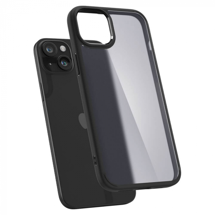 Husa Spigen Ultra Hybrid Iphone 15 frost negru [8]