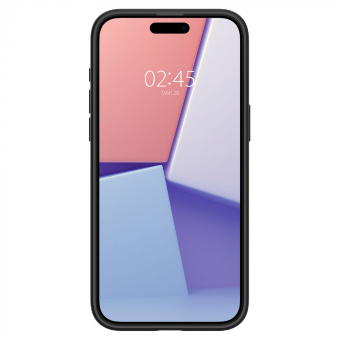 Husa Spigen Ultra Hybrid IPhone 15 Pro Magsafe mata negru [3]