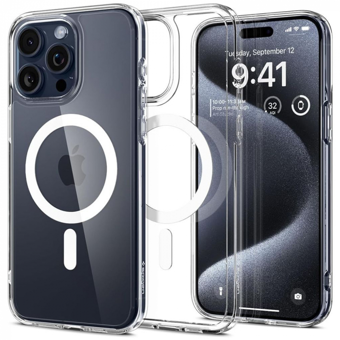 Husa Spigen Ultra Hybrid IPhone 15 Pro Max Magsafe mata [1]