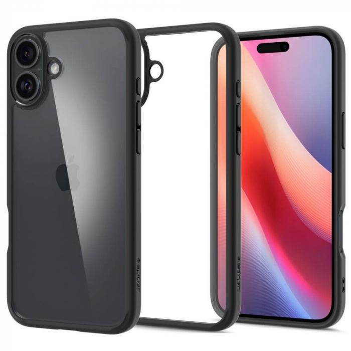 Husa Iphone 16 Spigen Ultra Hybrid negru [1]