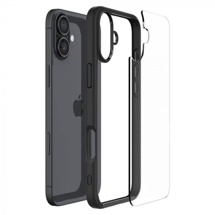 Husa Iphone 16 Spigen Ultra Hybrid negru [3]