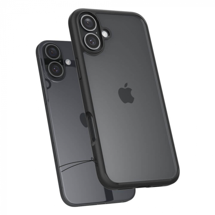 Husa Iphone 16 Spigen Ultra Hybrid negru [5]